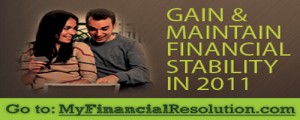 Financial Resolution:  Gain and Maintain Financial Stability